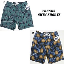 Trunks Surf &amp; Swim Co.New Mens Beach Shorts Quick Dry Marine Blue &amp; Persian Blue - £17.65 GBP
