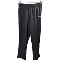 ASICS Mens Athletic Sweat Pants with Zipper Pockets Size Small Black Miles - £28.00 GBP