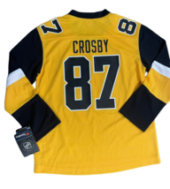 New w/ tag Sidney Crosby #87 Pittsburg Penguins NHL Jersey Youth Size  S/M. - £73.22 GBP