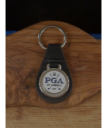 The US Flag Logo  FOB  Genuine Leather Ball Marker  Key Chain - $23.65