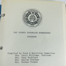 Kay County Oklahoma OK Ponca City Cooperative Extension Cookbook Recipes 1977 - £17.69 GBP