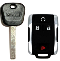 KEY CUT SERVICE + GMC 2014-2019 B119 Transponder key + Remote Fob M3N-32337100 - £33.54 GBP