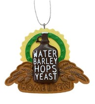 Midwest-CBK Home Brew  Christmas Ornament Water Barley Hops Yeast  - $8.20