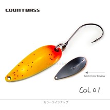 COUNTB Trout Spoons Size 2.4g and 4g Fishing Lures Casting  Baits for Salmon Pik - £41.01 GBP