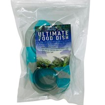 Pangea Gecko Ultimate Food Dish Silicone Turquoise Marble - $12.86