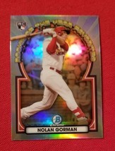 2023 Bowman Chrome Nolan Gorman Rookie Of Year Favorites Rc #ROYF-5 Free Ship - $2.99