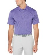 Men&#39;s LT XLT Motion Flo Dri Flo Sun Flo Athletic Polo Shirt Purple Heather - £17.30 GBP