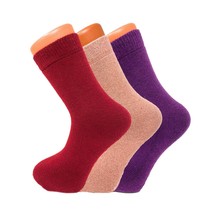Thermal Socks for Women Lambs Wool Crew Socks 3 PAIRS - £9.33 GBP