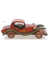 Wooden Vintage Style Classic Car Model 6&quot; Long 8763 - $9.89