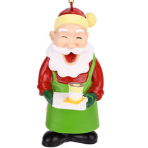 NO PACKAGING Barista Santa Christmas Tree Coffee Ornament Funny Xmas Sta... - $9.00
