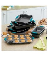 Chef Tested 8-Piece Bakeware Set, Carbon Steel - Tea Silicone Handles, N... - $52.37