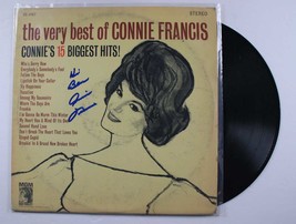 Connie Francis Signed Autographed &quot;15 Biggest Hits&quot; Record Album - £31.92 GBP