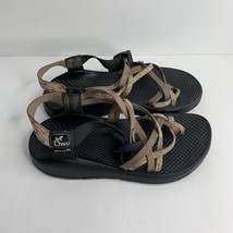 Vintage Chaco Adjustable Casual Outdoor Sport Sandals Womens Size 7 Brown Black - £39.43 GBP
