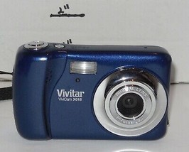 Vivitar ViviCam X018 10.1MP Digital Camera Blue - £38.76 GBP