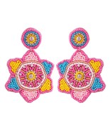 Handmade Multicolor Beaded Contemprorary Drop Earrings for Women/Girl&#39;s  - $15.99