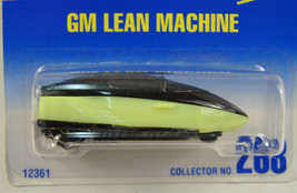 Hot Wheels GM Lean Machine Car 1992 12361 268 7 Spoke New - $3.47