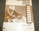 1972 Evinrude Starflite 100HP Service Atelier Réparation Manuel OEM Mode... - $34.98