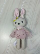 American Girl Bitty Baby Bitty's Bunny knit plush wearing pink tutu - $12.86