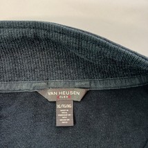 Van Heusen Flex Men Blue Cotton Blend 1/4 Zip Long Sleeve Pullover Sweatshirt XL image 3