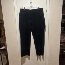 JM Collection Curvy Fit Straight Leg Pants Petite Plus 18WP Black Stretc... - $28.66