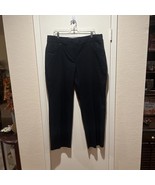 JM Collection Curvy Fit Straight Leg Pants Petite Plus 18WP Black Stretc... - €24,77 EUR