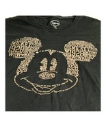 Walt Disney World WDW T-Shirt Black Mickey Mouse Head Word Sayings 1928 ... - £12.62 GBP