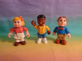 3 Plastic Miniature Dollhouse Children / Kids Figures  - £2.61 GBP