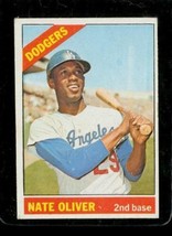 Vintage 1966 Topps Baseball Trading Card #364 Nate Oliver La Dodgers 2nd Base - £7.69 GBP