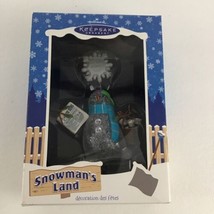 Hallmark Keepsake Christmas Ornament Snowman&#39;s Land Snow News Is Good News 2003 - £13.18 GBP