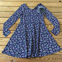 epic threads NWT $40 girl’s floral dress Size L Navy A9 - £9.10 GBP