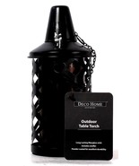 1 Ct Deco Home Outdoor Table Torch Long Lasting Fiberglass Wick With Snu... - $32.83 CAD