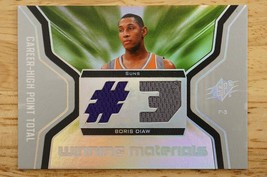 NBA 2007-08 SPx Winning Materials Jersey Number Boris Diaw WMJ-DI Phoenix Suns - £7.38 GBP