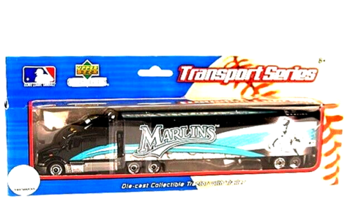 Primary image for FLORIDA MARLINS TRACTOR TRAILER TRANSPORTER 2008 SEMI DIECAST TRUCK 1:80 SCALE