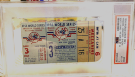 Original 1956 World Series Ticket , game 3.....Graded ex-4 - £1,138.94 GBP