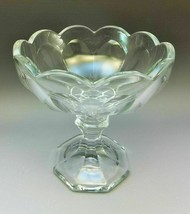 Heisey Colonial Clear Crystal Round Compote Stem 373-341 - £14.79 GBP