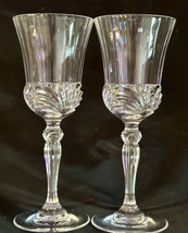 Aurea by Royal Crystal Rock Water Goblet (2) 7-7/8&quot; Iced Tea Glass - $35.00