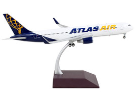 Boeing 767-300ER Commercial Aircraft Atlas Air White w Blue Tail Gemini 200 Seri - £95.68 GBP