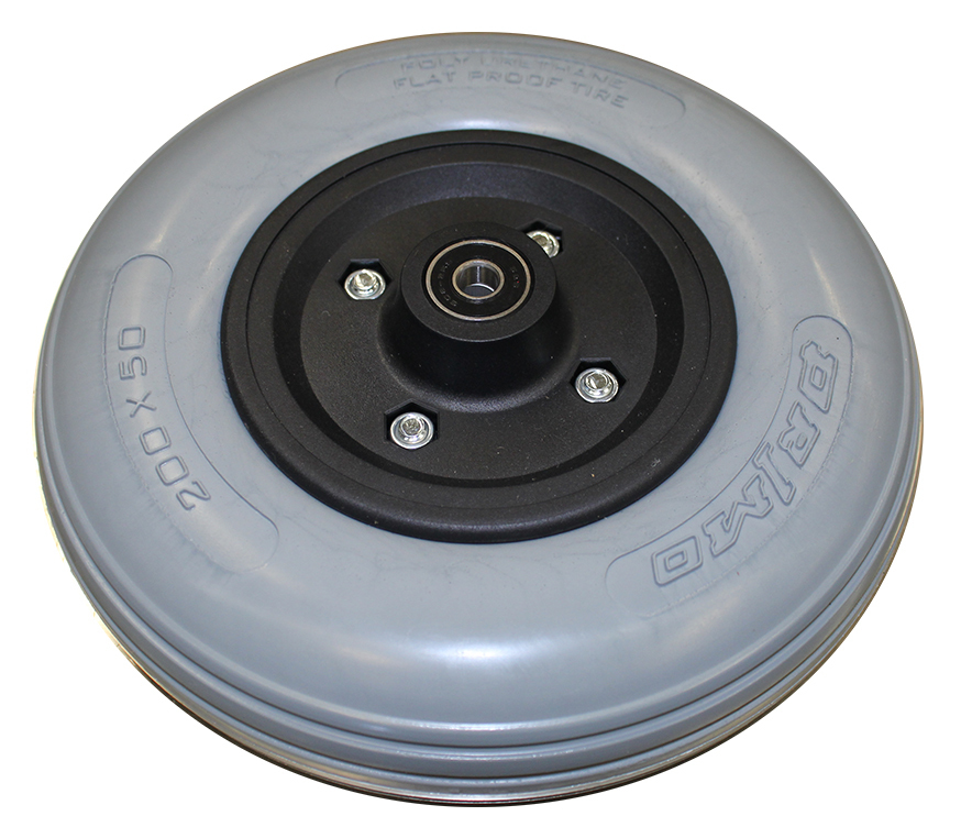 Hoveround Rear CasterWheel, (8x2/200x50) 1 Solid Tire, MPV 4/5, Teknique... - $54.95