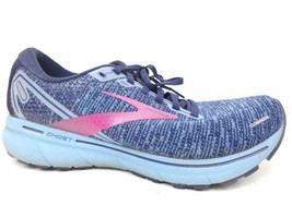 Brooks Ghost 14 Women Size 9.5 Cushioned Running Shoes Blue 1203561B424 Medium B - £31.34 GBP