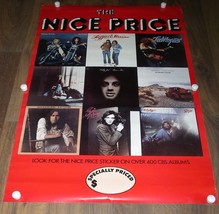 The Nice Price Promo Poster Vintage 1980 Cheap Trick Dan Fogelberg Billy Joel ** - £319.73 GBP