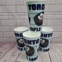 4pcs. NHL Toronto Maple Leafs Hockey Puck Plastic Cups  Souvenir Hologra... - $9.36