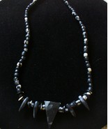 Black &amp; Grey Men&#39;s Sculpey Necklace - $74.81 MXN
