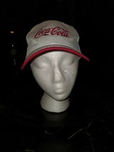 Coca Cola Hat Cap K Products White Red Strapback Cotton - £14.24 GBP