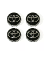 4PCS TOYOTA 62mm Black Wheel Center Caps, Camry Avalon RAV4 C-HR PriusVS... - $24.89 CAD