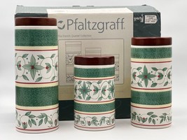 Vintage 2003 Pfaltzgraff The French Quarter Collection Cylinder Canister... - $54.45
