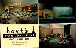 Hoyt&#39;s Dinner Bell Restaurant -Hwy 66, Albuquerque, NM-VINTAGE Postcard BK57 - £4.70 GBP