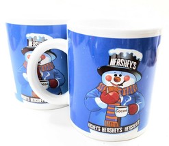 Hershey&#39;s Hot Cocoa With S&#39;mores Recipe Coffee Cocoa Mugs Set of 2 - £10.16 GBP