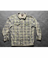 Olivia Jade Princess Polly Oversized Trucker Jacket Women’s Size S/M Blu... - $452.69 MXN