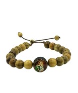 Saint Joseph wooden Bracelet Adjustable Men&#39;s Women Brown Pulsera de San... - £10.90 GBP