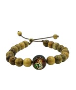 Saint Joseph wooden Bracelet Adjustable Men&#39;s Women Brown Pulsera de San... - €11,95 EUR